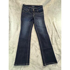 Maurices womenspants size 10 reg blue denim jeans pre owned